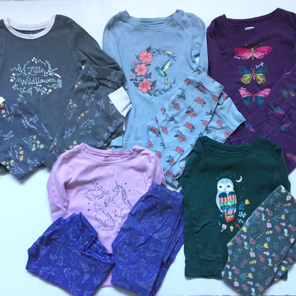 Girls 5T Pajama Lot